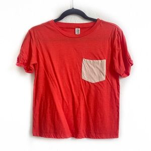 Red Pocket Tee - 3 for $15